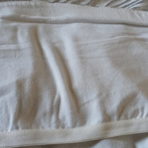 No Boundaries Silver Zebra Tube Top Women - Picture 4 of 7